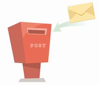 ポストに投函